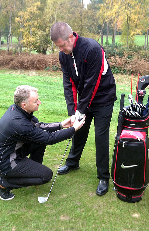 Andrew Wild teaching golf